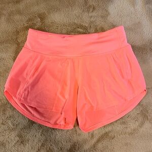 Lululemon Speed Up Mid-Rise Lined Short 4” - Sunset